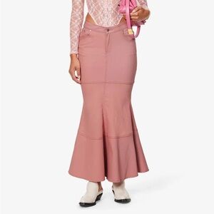 House of Sunny Pink Maxi Skirt